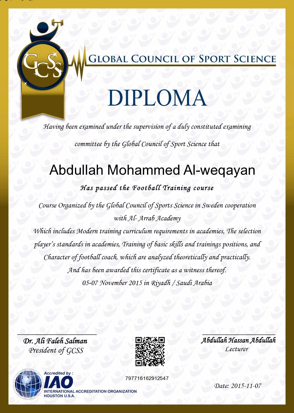 Abdullah Mohammed Al-weqayan